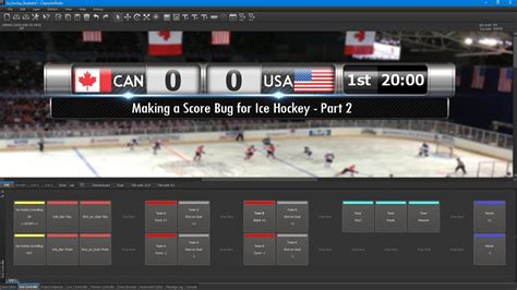 Online ice hockey scoreboard and scorebug .